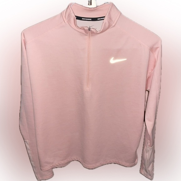 Nike Women’s Longsleeve Dri-Fit Running Pullover Pink, Size M - Picture 11 of 11